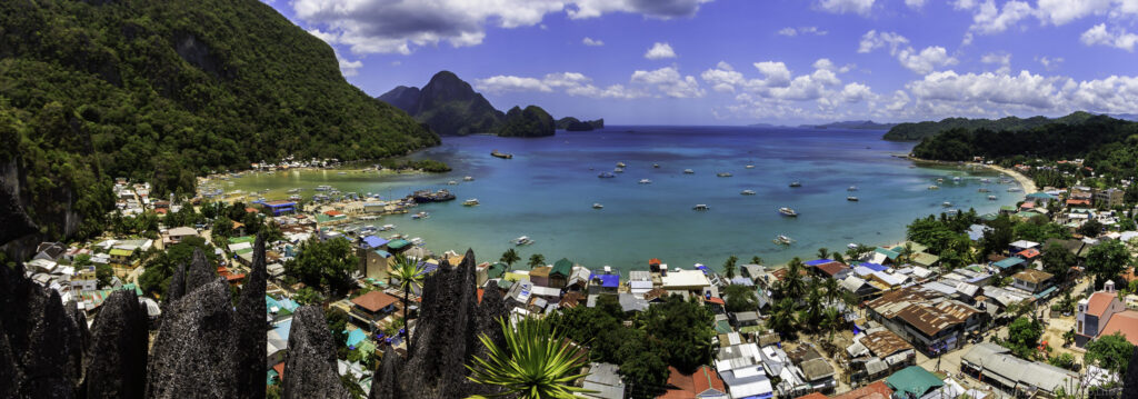 Panorama of El Nido Town Proper (Poblacion) | Situated in Ba… | Flickr